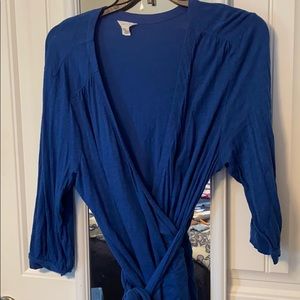 Caslon wrap blouse